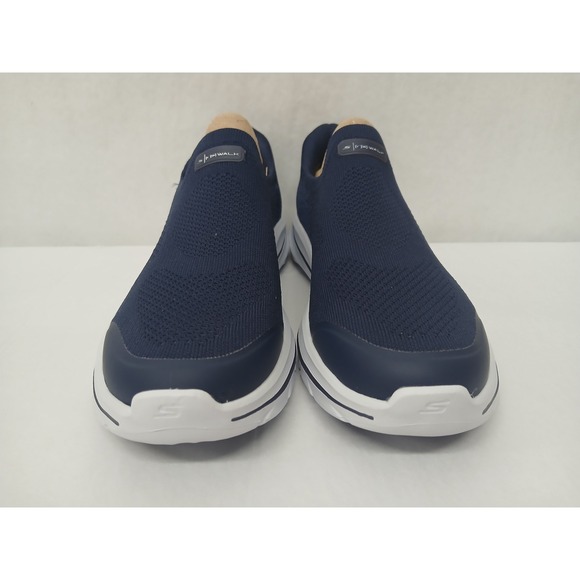 Skechers Hands Free Slip-ins GO WALK Arch Fit‎ Nova Navy Blue Shoes 8.5 Women
